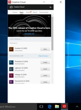 install adobe creative cloud windows 10
